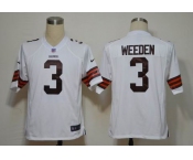 nike nfl jerseys cleveland browns #3 weeden white[game]