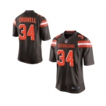 nike nfl jerseys cleveland browns #34 crowell brown[game][new style]