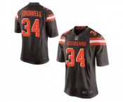 nike nfl jerseys cleveland browns #34 crowell brown[game][new style]