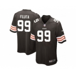 nike nfl jerseys cleveland browns #99 fujita brown[game]