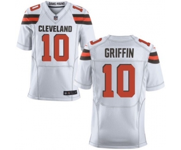 Men Cleveland Browns #10 Robert Griffin III White Elite Jersey