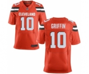 Men Cleveland Brownss #10 Robert Griffin III Orange Elite Jersey