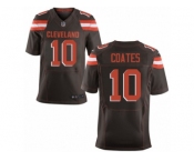 Men Nike Cleveland Browns #10 Sammie Coates Elite Brown Team Color NFL Jersey