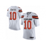 Men Nike Cleveland Browns #10 Sammie Coates Elite White NFL Jersey