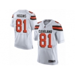 Men Nike Cleveland Browns #81 Rashard Higgins Elite White NFL Jersey