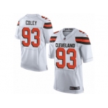 Men Nike Cleveland Browns #93 Trevon Coley Elite White NFL Jersey