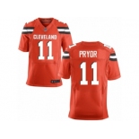 Men's Nike Cleveland Browns #11 Terrelle Pryor Elite Orange Alternate NFL Jersey