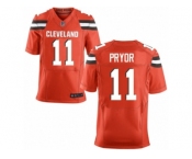 Men's Nike Cleveland Browns #11 Terrelle Pryor Elite Orange Alternate NFL Jersey