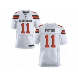 Men's Nike Cleveland Browns #11 Terrelle Pryor Elite White NFL Jersey