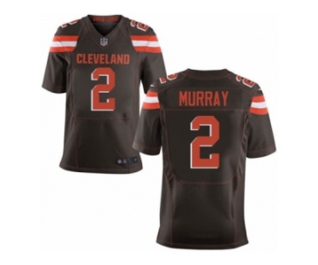 Men's Nike Cleveland Browns #2 Patrick Murray Elite Brown Team Color NFL Jersey