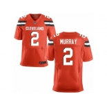 Men's Nike Cleveland Browns #2 Patrick Murray Elite Orange Alternate NFL Jersey