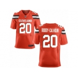 Men's Nike Cleveland Browns #20 Briean Boddy-Calhoun Elite Orange Alternate NFL Jersey