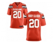 Men's Nike Cleveland Browns #20 Briean Boddy-Calhoun Elite Orange Alternate NFL Jersey