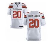 Men's Nike Cleveland Browns #20 Briean Boddy-Calhoun Elite White NFL Jersey