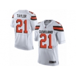 Men's Nike Cleveland Browns #21 Jamar Taylor Elite White NFL Jersey