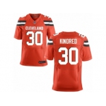 Men's Nike Cleveland Browns #30 Derrick Kindred Elite Orange Alternate NFL Jersey