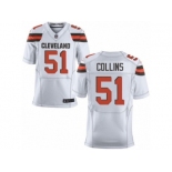 Men's Nike Cleveland Browns #51 Jamie Collins Elite White NFL Jersey