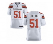 Men's Nike Cleveland Browns #51 Jamie Collins Elite White NFL Jersey