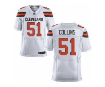 Men's Nike Cleveland Browns #51 Jamie Collins Elite White NFL Jersey