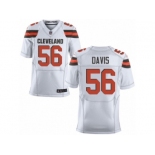 Men's Nike Cleveland Browns #56 DeMario Davis Elite White NFL Jersey