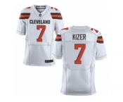 Men's Nike Cleveland Browns #7 DeShone Kizer Elite White NFL Jersey