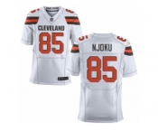 Men's Nike Cleveland Browns #85 David Njoku Elite White NFL Jersey