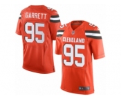 Men's Nike Cleveland Browns #95 Myles Garrett Elite Orange Alternate NFL Jersey