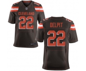 Nike Browns #22 Grant Delpit Brown Team Color Men's Stitched NFL Vapor Untouchable Elite Jersey