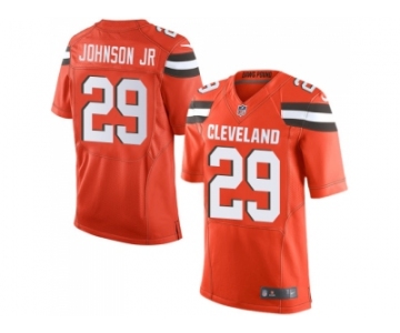 Nike Cleveland Browns #29 Duke Johnson Jr Orange Alternate Men Stitched NFL New Elite Jersey