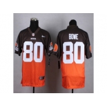 nike jerseys cleveland browns #80 bowe orange-brown[Elite drift fashion][second version]