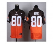 nike jerseys cleveland browns #80 bowe orange-brown[Elite drift fashion][second version]