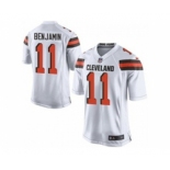 nike nfl jerseys cleveland browns #11 travis benjamin white[Elite][new style]