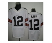 nike nfl jerseys cleveland browns #12 mccoy white[Elite]