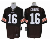 nike nfl jerseys cleveland browns #16 joshua cribbs brown[Elite]