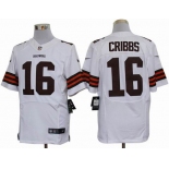 nike nfl jerseys cleveland browns #16 joshua cribbs white[Elite]