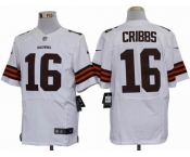 nike nfl jerseys cleveland browns #16 joshua cribbs white[Elite]