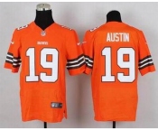 nike nfl jerseys cleveland browns #19 austin orange[Elite][austin]