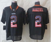 nike nfl jerseys cleveland browns #2 manziel black[Elite USA flag fashion]