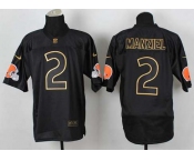 nike nfl jerseys cleveland browns #2 manziel black[Elite gold lettering fashion]