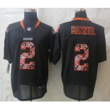 nike nfl jerseys cleveland browns #2 manziel black[Elite united sideline]