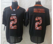 nike nfl jerseys cleveland browns #2 manziel black[Elite united sideline]