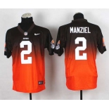 nike nfl jerseys cleveland browns #2 manziel grey-orange[Elite drift fashion]