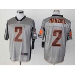 nike nfl jerseys cleveland browns #2 manziel grey[Elite shadow]