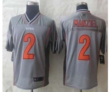 nike nfl jerseys cleveland browns #2 manziel grey[Elite vapor]