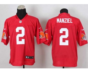 nike nfl jerseys cleveland browns #2 manziel red[Elite]