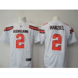 nike nfl jerseys cleveland browns #2 manziel white[Elite][new style]