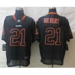 nike nfl jerseys cleveland browns #21 gilbert black[Elite lights out]