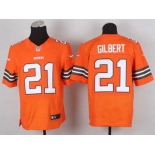 nike nfl jerseys cleveland browns #21 gilbert orange[Elite]