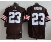 nike nfl jerseys cleveland browns #23 joe haden brown[Elite]