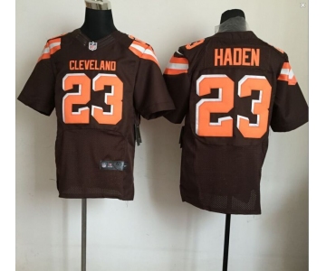 nike nfl jerseys cleveland browns #23 joe haden brown[Elite][new style]